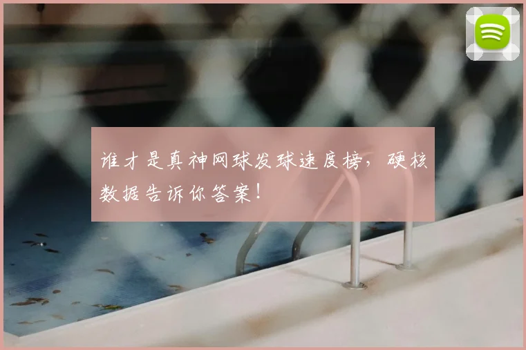 谁才是真神网球发球速度榜,硬核数据告诉你答案!